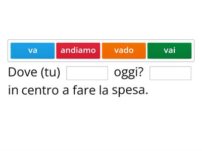 Test A1 italiano L2