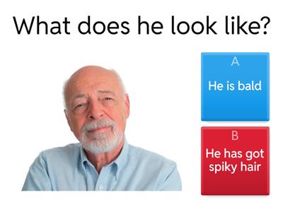 What does he look like?