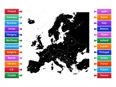 Geography game guess europe