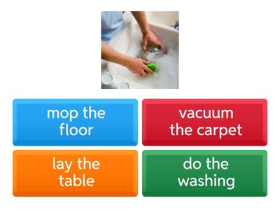 Lavori domestici in inglese