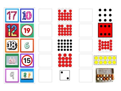Number Matching 1 - 20