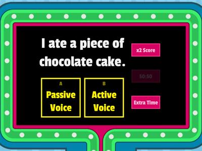 ACTIVE AND PASSIVE VOICE - IDENTIFICATION