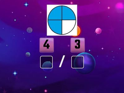 Matemáticas 4° Grado - Escribe la fracción qué representa las partes sombreadas 