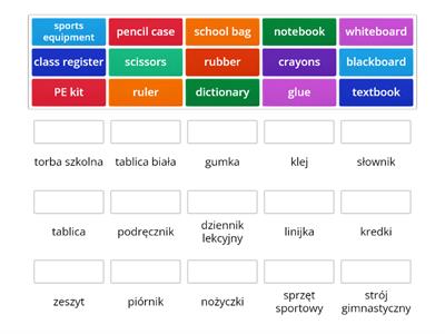 4 Przybory szkolne (Edukacja rep. 8 klasa)