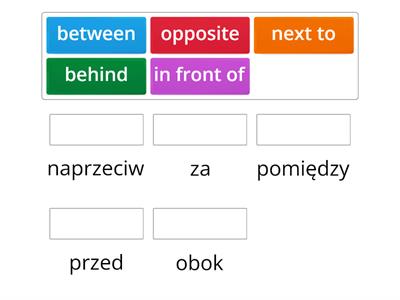 English Class A1+ Unit 5 Prepositions of place