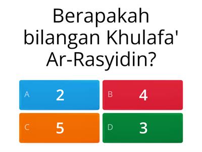 Khulafa' Ar-Rasyidin (Abu Bakar & Umar)