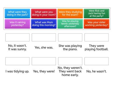 Past Continuous. Questions & Answers