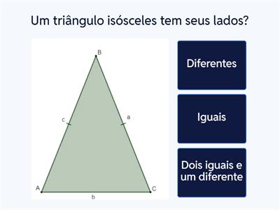 Triângulos (lados e ângulos)