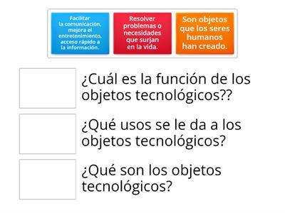 Objetos tecnológicos.