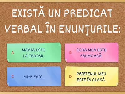 PREDICATUL VERBAL ȘI NOMINAL