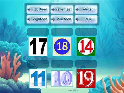 Numbers 10-20