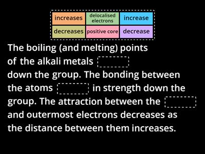 Melting and Boiling Point Trends (Metals)