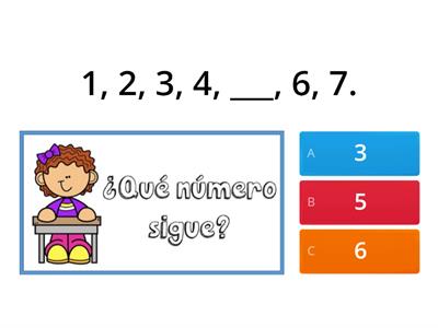 Sucesiones numéricas primer grado