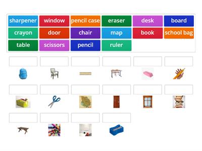 2.Sınıf Classroom Objects