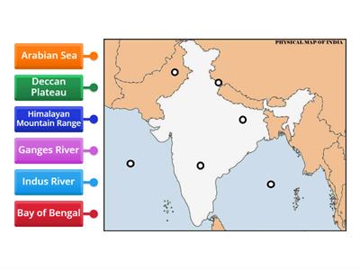  India Geography Map