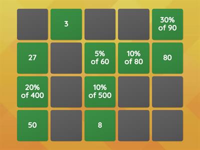 Percentage of a number no calculator