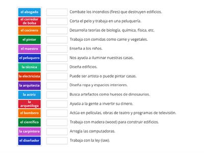 Lección 7: el mundo del trabajo