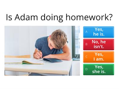  Present Continuous - Questions 