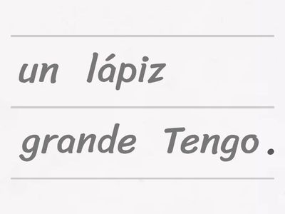 Materiales escolares de nuestros amigos.