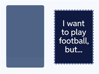 and, but, or, so, because...