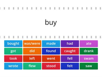 Irregular verbs