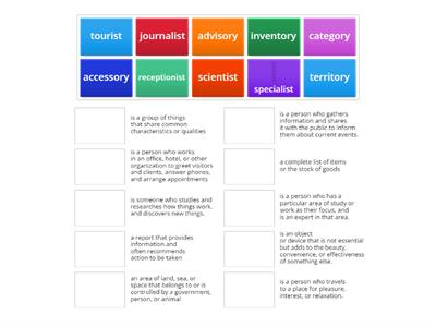 Suffix 'ist' and 'ory'