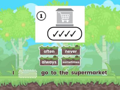 Open Up 4 - Unit 1 frequency adverbs