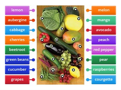 English File 4th edition Intermediate 1A Vocabulary Fruit and vegetables
