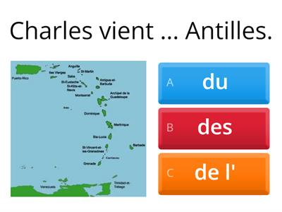 Les moyens de transport et les déplacements (prépositions) niv 3