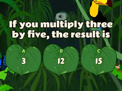 Multiplication Vocabulary Practice