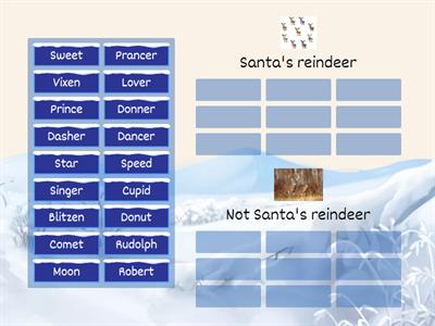 Santa's reindeer names