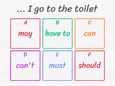 Modal verbs angielski