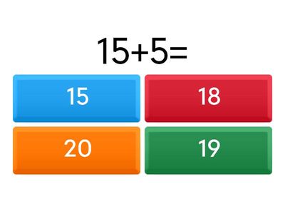 Устный счёт 1 класс