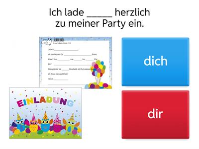 Akkusaitiv oder Dativ? (A2)