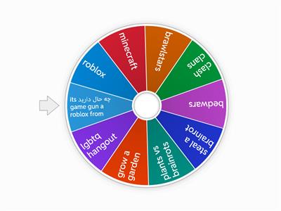 spin the wheel roblox and other games