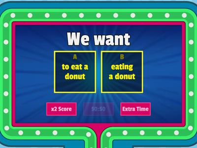 GG4 U6.3 infinitive / -ing