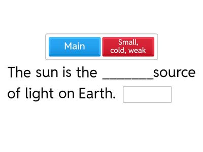 Fill-in/ Missing word style