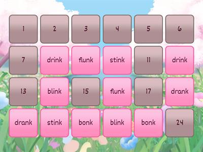 Matching Glued Sound Words