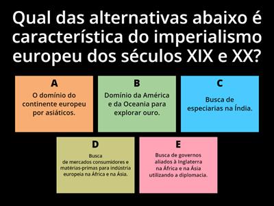 Revisão - 1ª Guerra Mundial