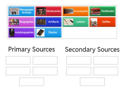 Primary Sources vs. Secondary Sources