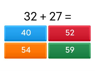 Събиране на двуцифрени числа