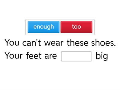 too/ enough/ as..as 