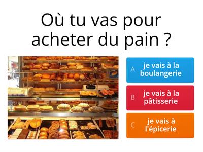 Où tu fais des achats?