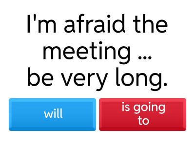 Will or Going to Future