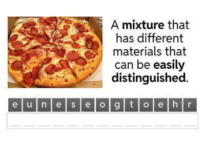 [B1] Classification of Matter [Anagram]
