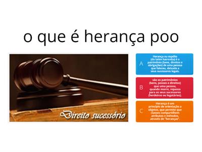 herança poo