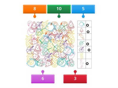 Внимание ( Посчитай и соедини)