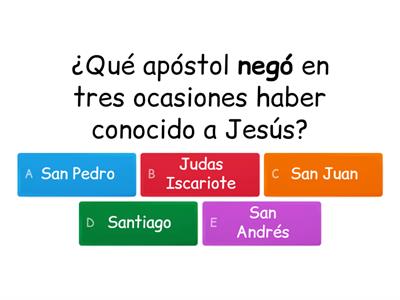 (II) 20 preguntas sobre la pasión, muerte y resurrección de Jesús.