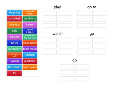 Free-time activities
