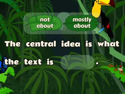 Central Idea and Details